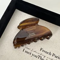 Elegant 6.5cm Acetate Hair Claw Medium Size Sweet Hair Clip Shark Clip Women Hair Accessories Headwear - Image 4