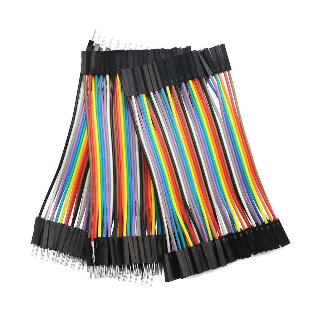 1 세트 Dupont 라인 120pcs Arduino Brearboard DIY 프로젝트 용 10cm/20CM/30CM M-M + M-F + F-F 점퍼 와이어 Dupont 케이블