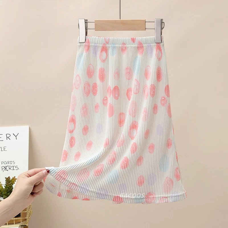 Korean Girls Suit Summer Children Skirt Rainbow 2 4 6 8 10 12Years children skirts
