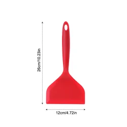 Premium Silicone Non-Stick Cooking Spatula - Versatile Kitchenware (Red)