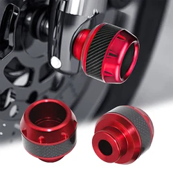 2Pcs Motorcycle Falling Protectors Aluminum Alloy Sliders Motorbike Wheel Tire Moto Crash Safety Explosion-proof Front Fork Cups