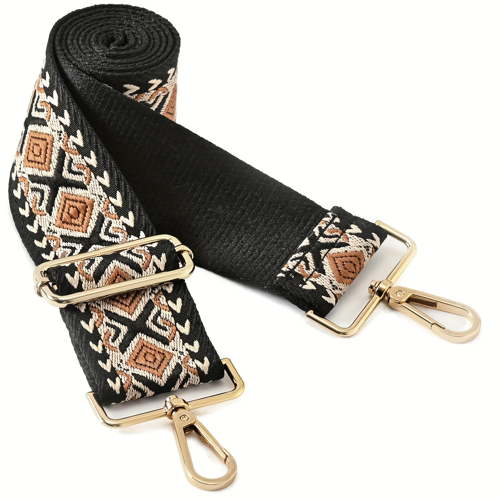 1pc Bag Strap for Crossbody Replaceable Ethnic Purse Strap Handbag Fanny Bag Shoulder Strap Adjustable Wide Strap Portable Strap
