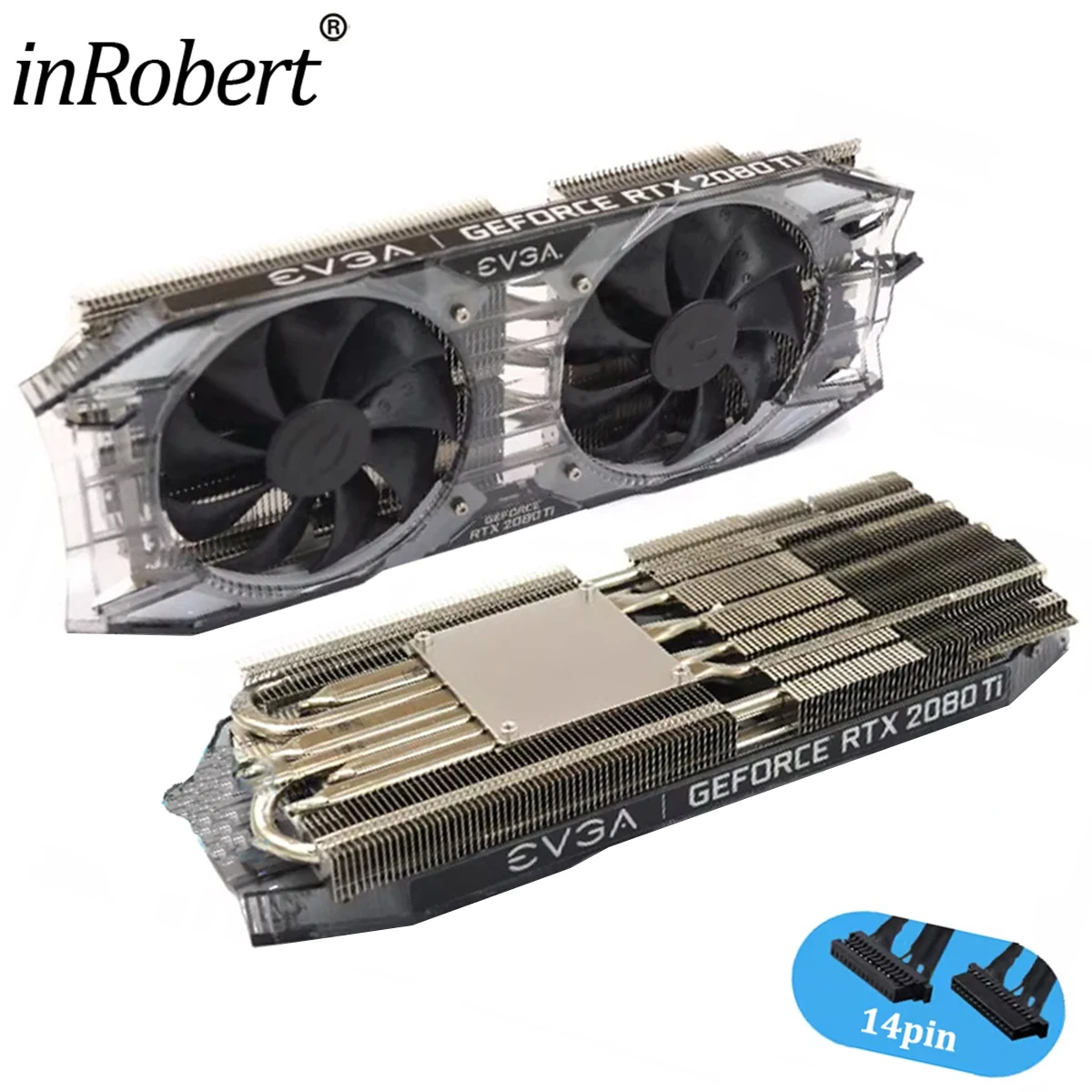 Cpu-Cooler-Heatsink-For-EVGA-GeForce-RTX2080TI-XC-GAMING-Replacement ...