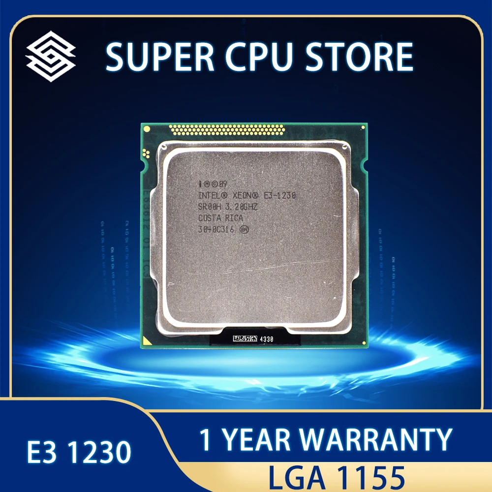 

Процесintel Xeon E3 1230 SR00H, 3,20 ГГц, 8 Мб, четырехъядерный, LGA 1155