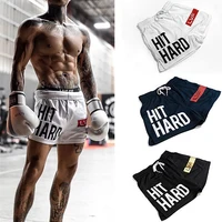Men's Muscle Fitness Sports Shorts Quick Drying Breathable Short Pants Summer Running Training Male Workout Boxing Casual Shorts 2