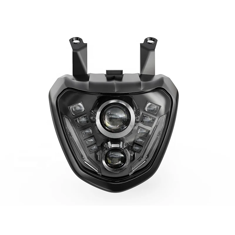 

Дневные ходовые огни E-mark, IP67 водонепроницаемое кольцо DRL, дальний/ближний свет, мотоциклетная светодиодная фара для Yamaha MT 07 FZ