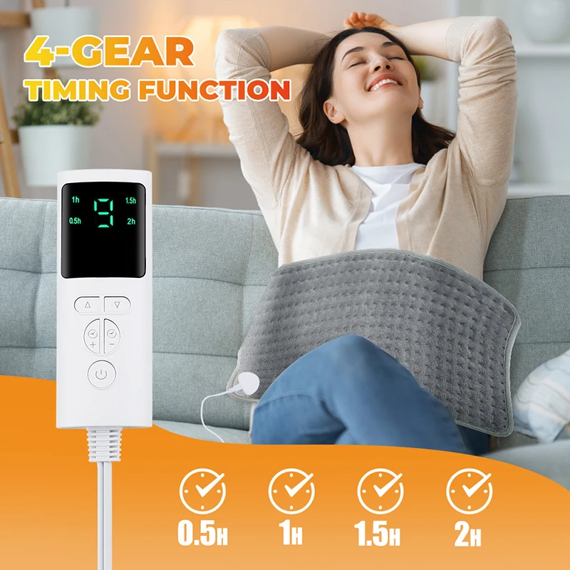 

Winter Electric Heating Blanket For Household Use 9-Gear Temperature Control 4-Gear Timed Cold Protection And Warmth Protection