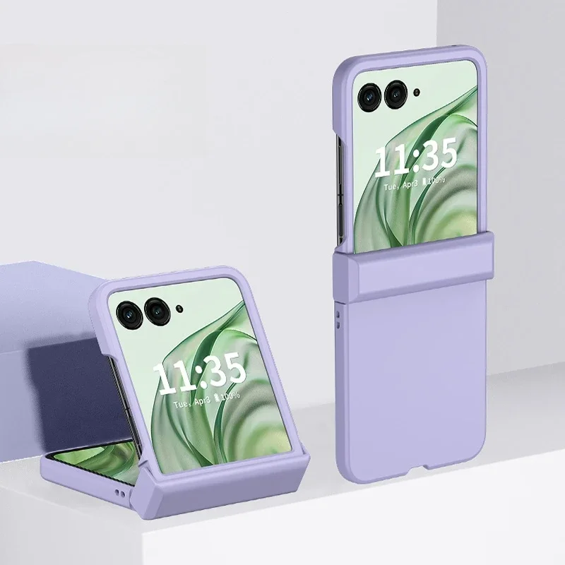 Luxury Hinge Protect Shockproof Phone Case - Slim Skin Friend Hard Flip Back Cover