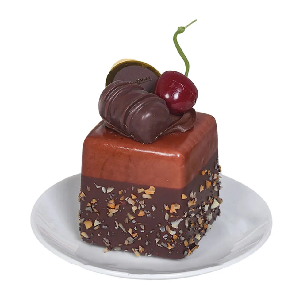 Artificial Fruit Cake Model High Simulation Strawberry Food Props Fake Dim Sum Bread Display Table Decoration Window Accessories