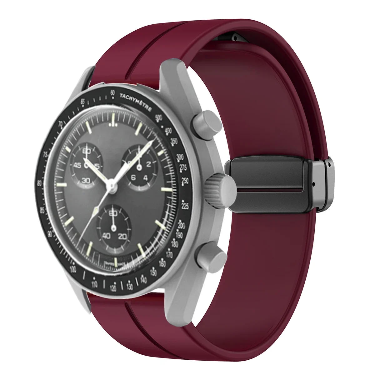 Silicone Magnetic Buckle Wristband Replacement Bracelet