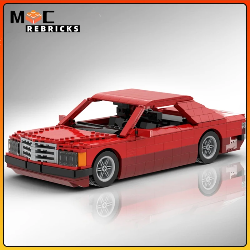 

City Super Car Sports Car MOC Building Blocks Technique Car 230 CE W124 coupé Vehicle Educational Construction Toys For Kid Gift