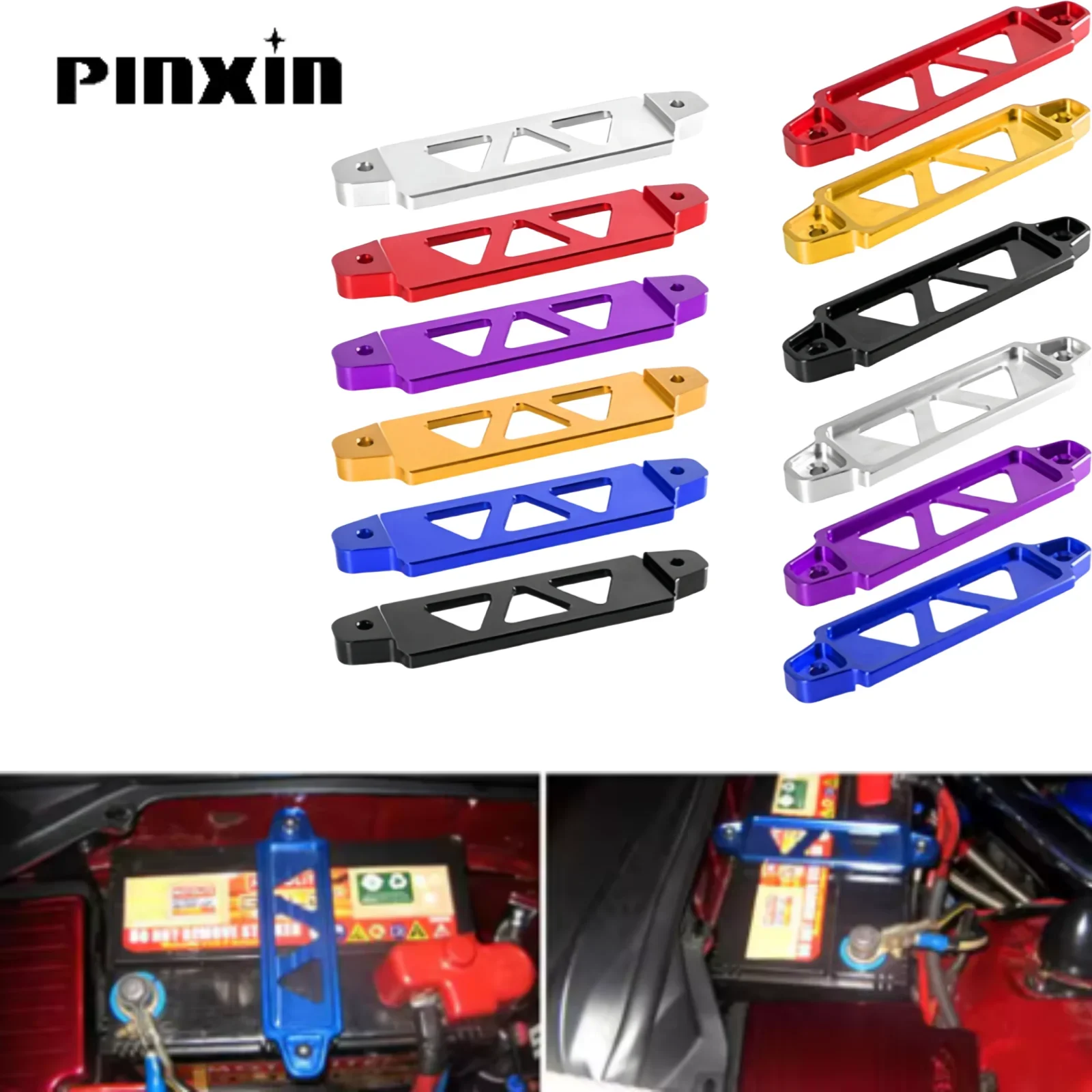 Car Racing Battery Tie Down Hold Bracket Lock With High Quality Battery Tie Down For Honda Civic EG DEL SOL S2000 Acura Integra