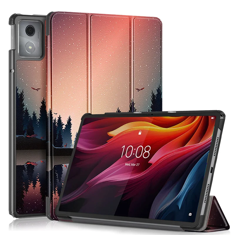 Fashion Paint Smart Leather Cover