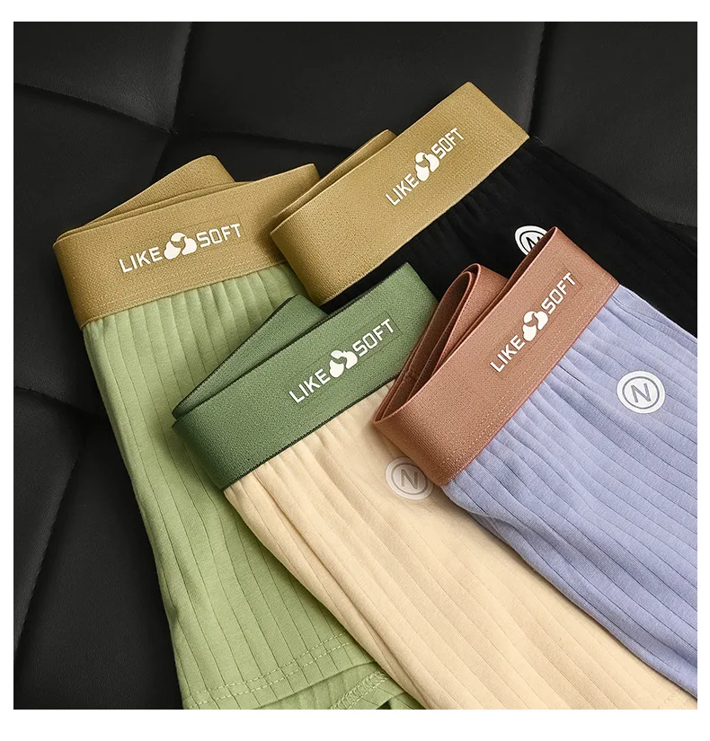 Men's Striped Funny Boxer Shorts Underwear Sexy Underpants Man Male Homme U Convex Shorts Lingerie Boxershorts  Panties