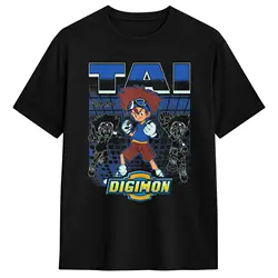 Vintage Digimon Taichi Graphic Men's Cotton T - Shirt - S (1)