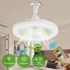 Led Fan Light E27 Lamp Holder Rotatable Led Mini Ceiling Fan Light with Fragrance Dimming 4