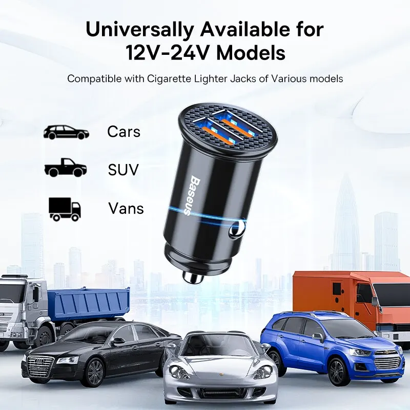 Baseus 30W USB Car Charger Quick Charge 4.0 3.0 FCP SCP USB PD For Xiaomi iPhone 12 13 14 Pro Fast Charging Car Phone Charger Best Sellers In Phones Accessories Baseus 30W USB Car Charger Quick Charge 4.0 3.0 FCP SCP USB PD For Xiaomi iPhone 12 13 14 Pro Fast Charging Car Phone Charger Best Sellers In Phones Accessories