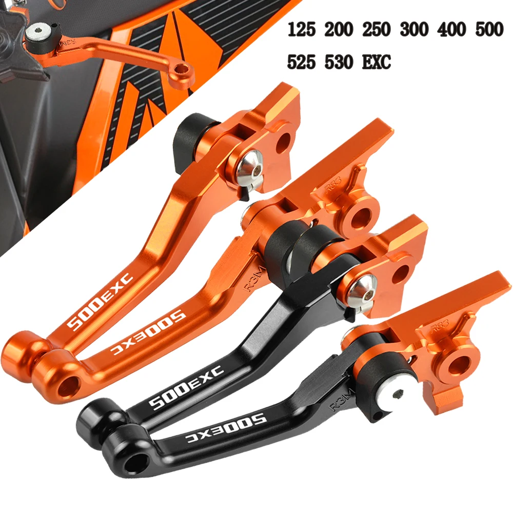 

Motorcycle Handbrake Motorcycle Dirt Bike Motocross Pivot Handle Brake Clutch Levers CNC For 125 200 250 300 400 500 525 530 EXC