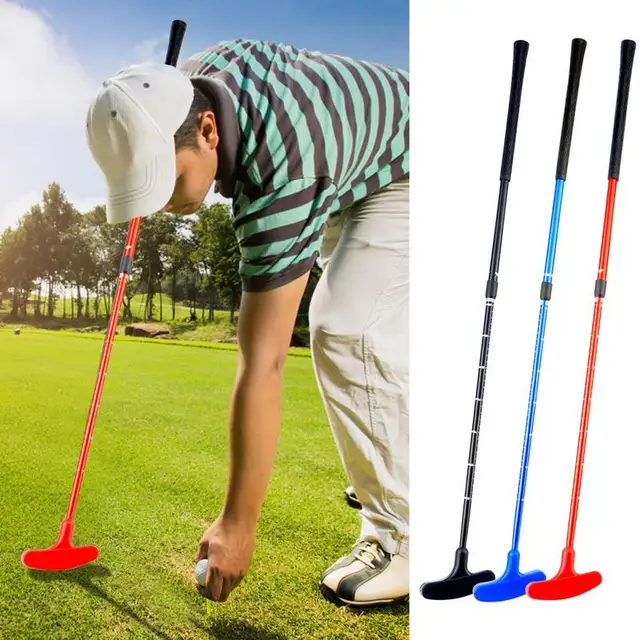 1pc Kids Adults Golf Putter Club Children Double Side Mini Rubber Head Putter Equipment Fitness Golf Toys For Golf Games 2