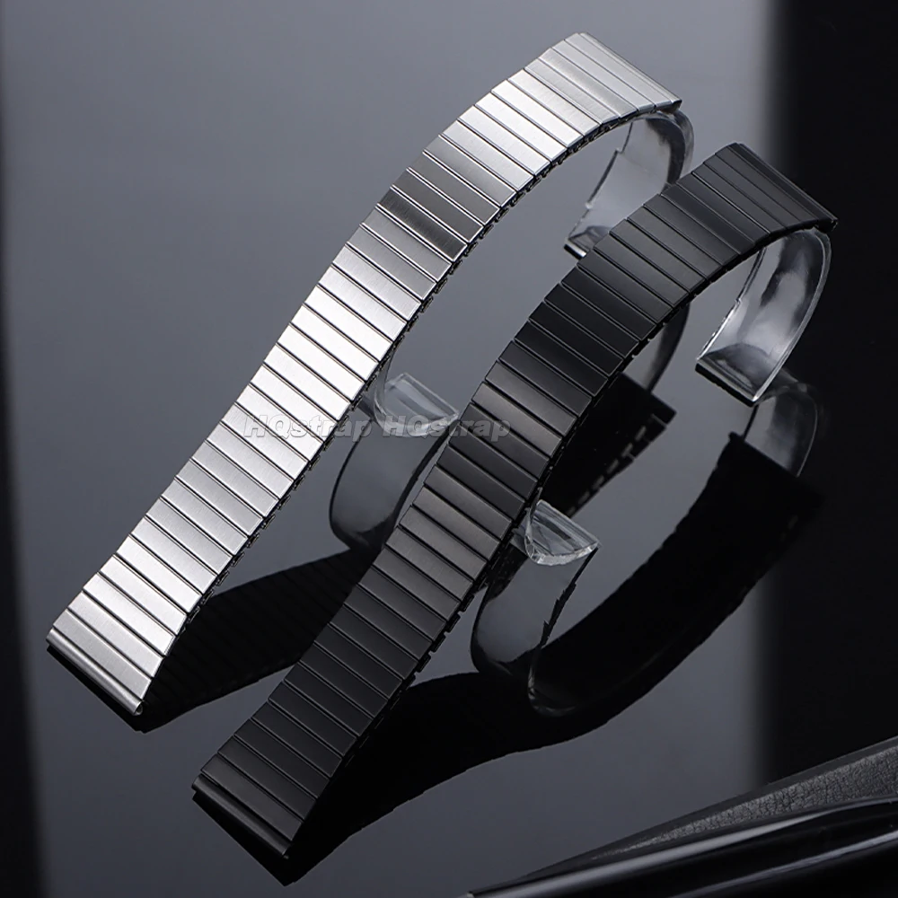 Universal Stainless Steel Elastic Stretch Watchband - 22mm Expansion Bracelet Accessory