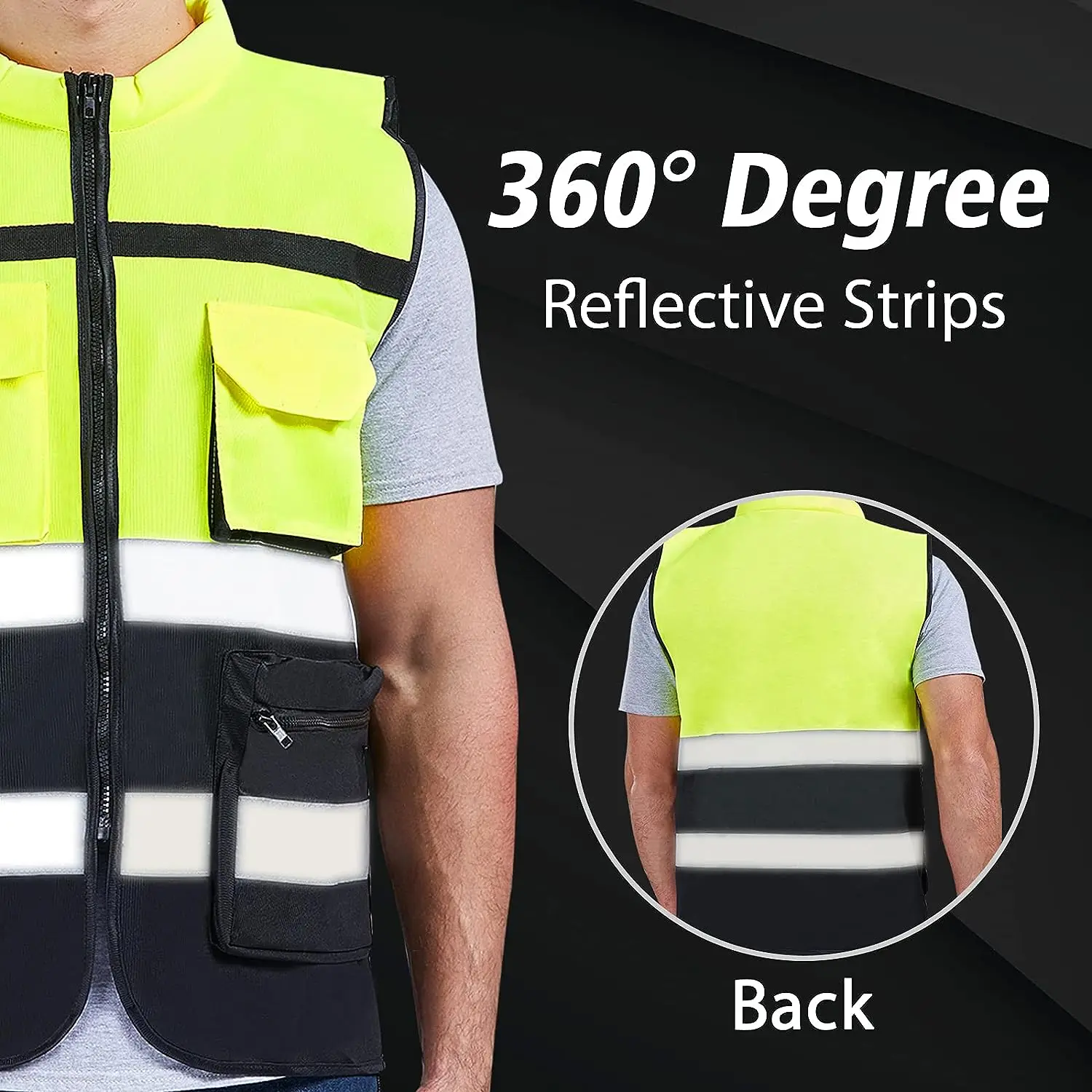 Safety Vest Construction Clothes High Visibility Vest Working Clothes Sports Outdoor Safety Clothing reflective vest safety vest high visibility vest