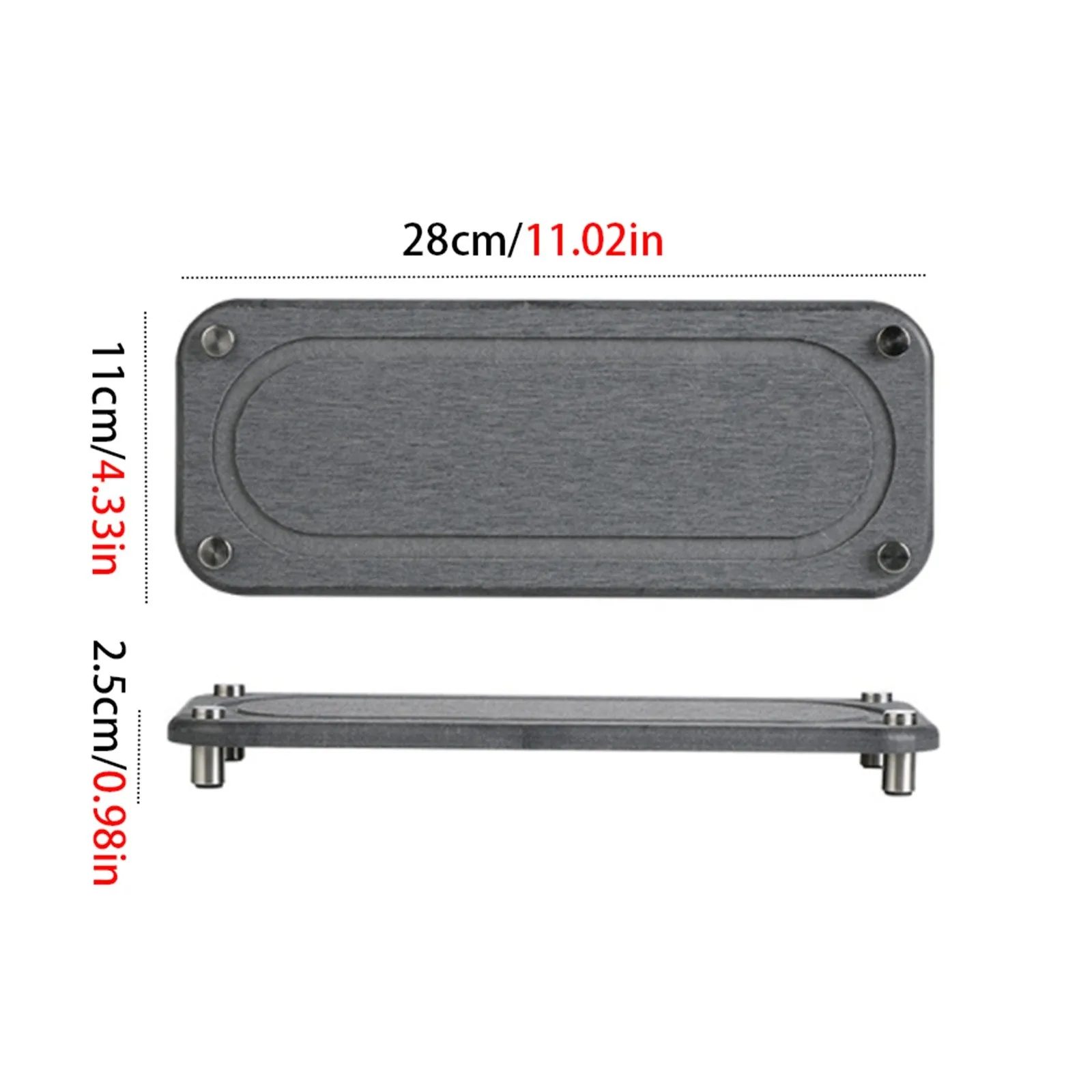 Instant Drying Stone Bathroom Counter Tray with 4 Water Absorbent Diatomite Coasters, Modern Sponge Holder Drying Rack for Sink 6