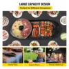 VEVOR 2 in 1 Electric BBQ Pan Grill Hot Pot Portable Smokeless Durable Material Fast Even Heated for Shellfish Vegetables Home 6