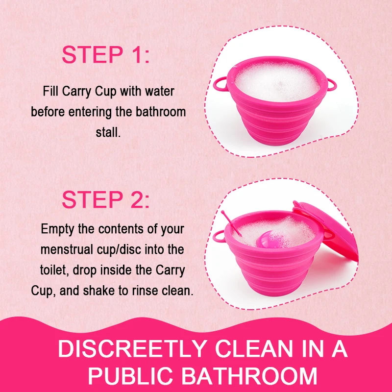 Menstrual Disc Kit - 2 Discs + Carry Cup Sterilizer