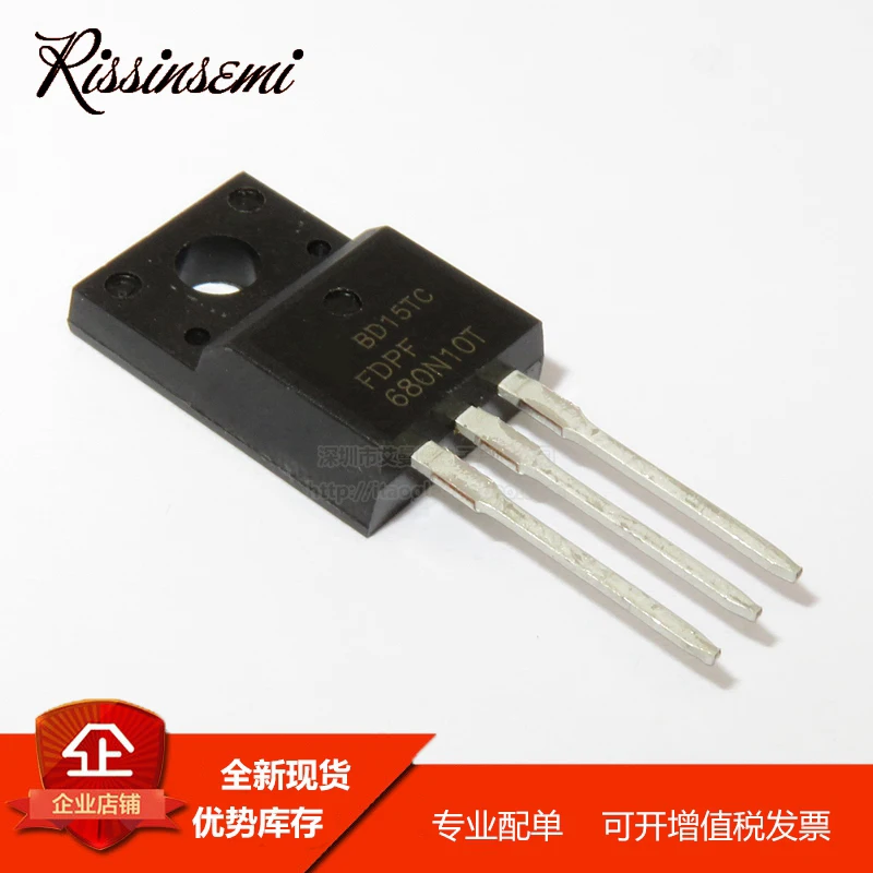 

30 шт. FDPF680N10T 680N10T TO-220F 12A 100V MOSFET Новинка