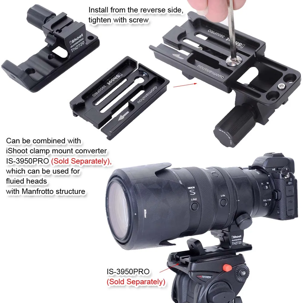 de substituição colar lente para Nikon Z