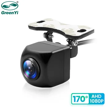 Telecamera per retromarcia per auto GreenYi AHD 1920x1080P - Visione notturna Full HD, 170 °   Obiettivo Fisheye, telecamera anteriore per retromarcia veicolo C816