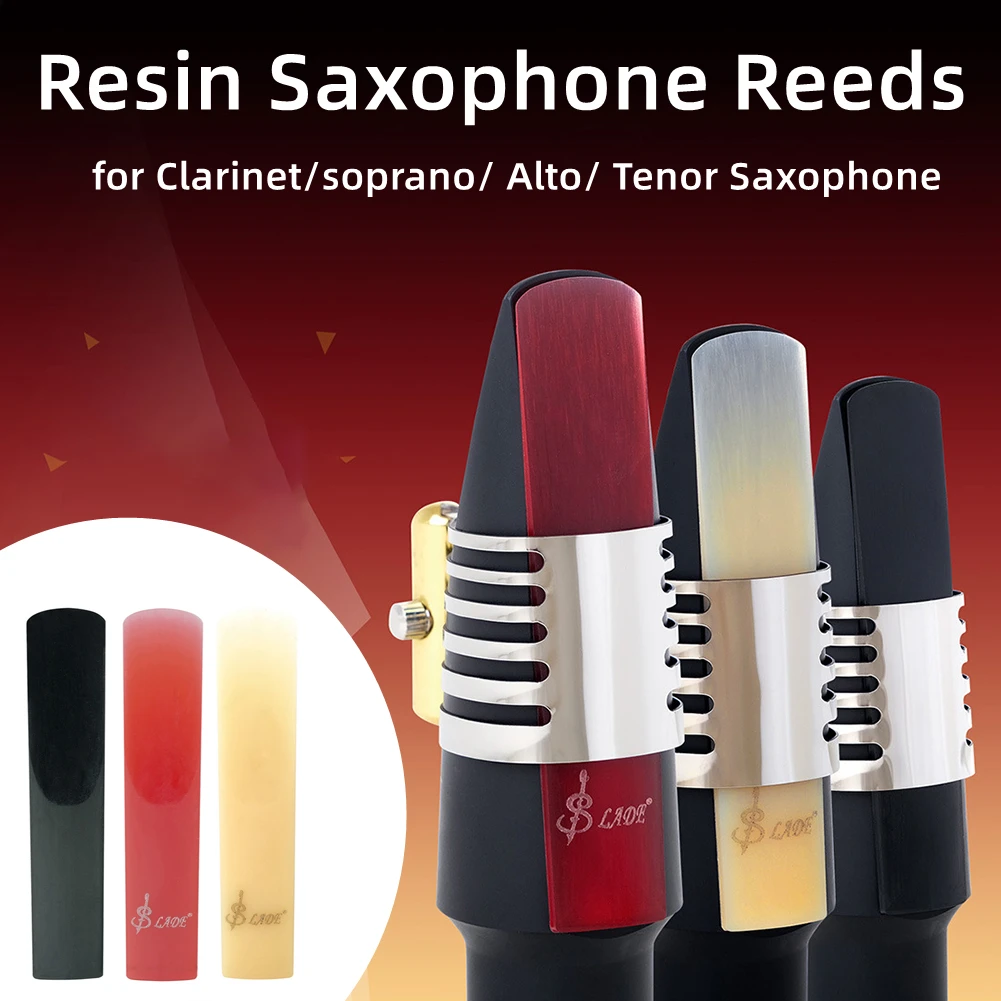 Saxophone reeds parts 3Pcs Resin plastic for clarinet sax