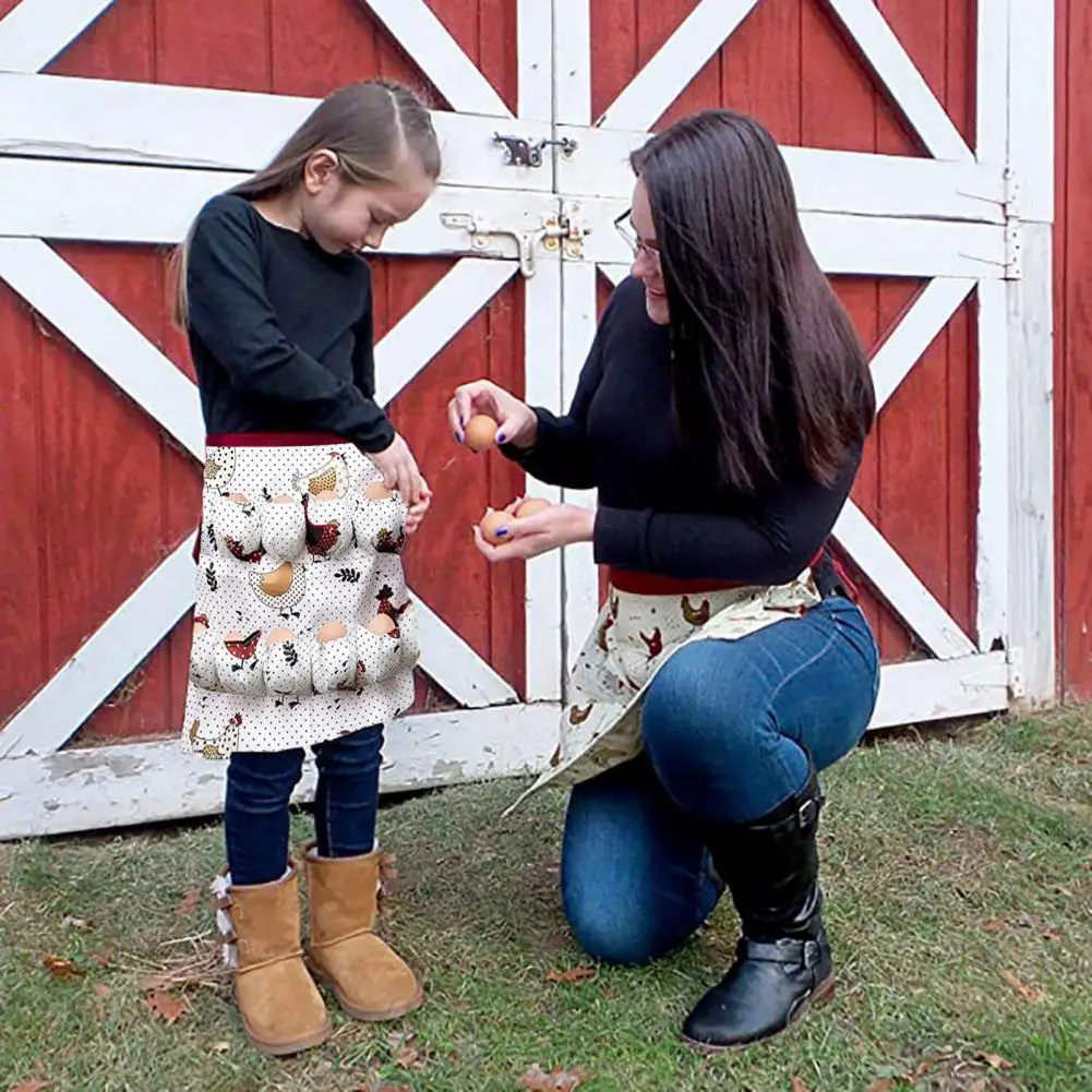 

Egg Gathering Tool Durable Multi-pocket Egg Collecting Apron for Poultry Farm Work Chicken Duck Egg Harvesting Gear Kitchen