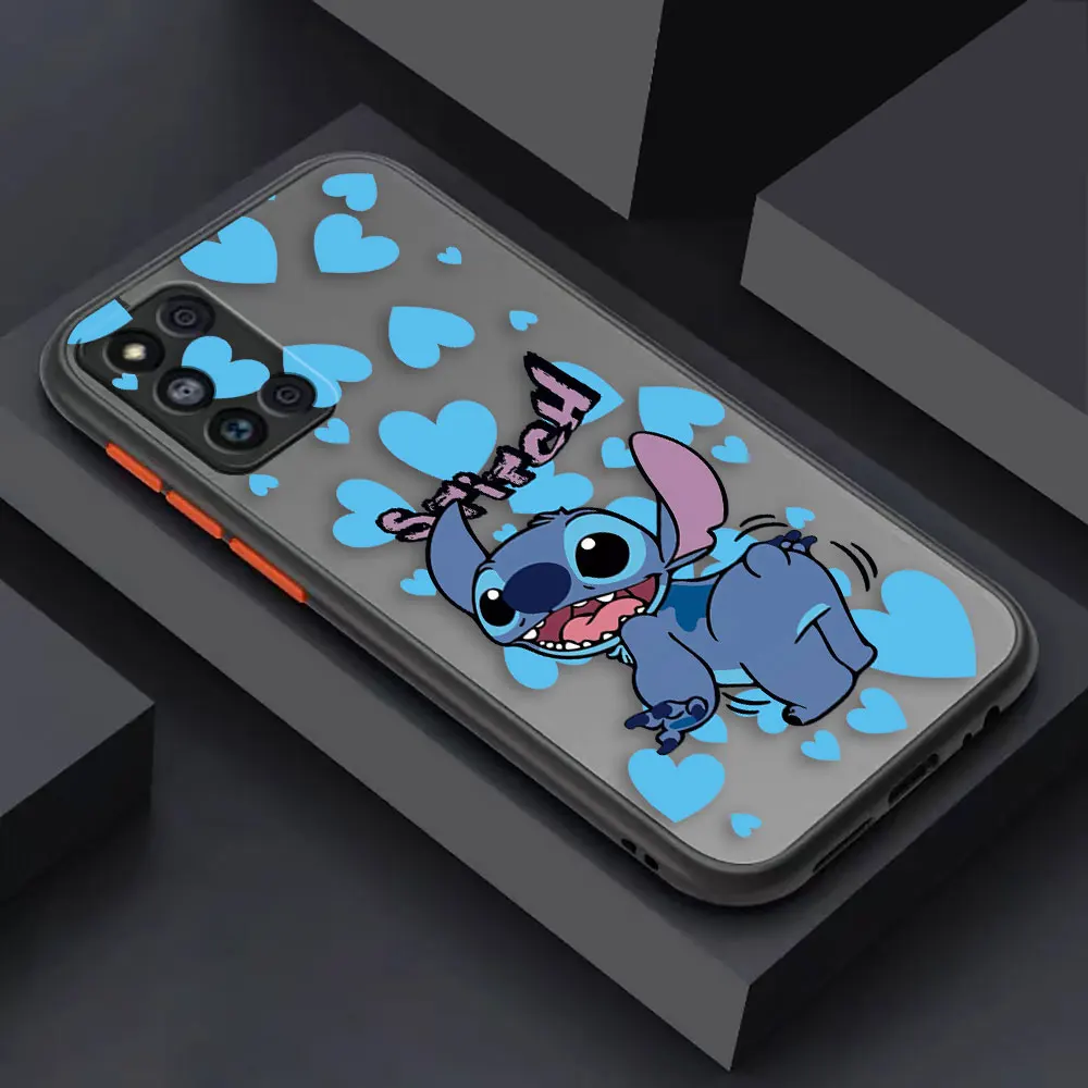 thumbnail image 1 of Matte Case for Samsung Galaxy M62 M53 M52 M51 M33 M32 M31 M30S M23 5G J8 J7 J6 J5 J4 Case Funda Capa Lilo & Stitch Cartoon Anime, 1 of 5