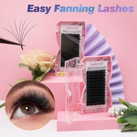 Lashonly Easy Fan volume Lashes fast fanning Bloom Eyelash Extension Self-Making Fans wholesale Fast Fan Lashes 1
