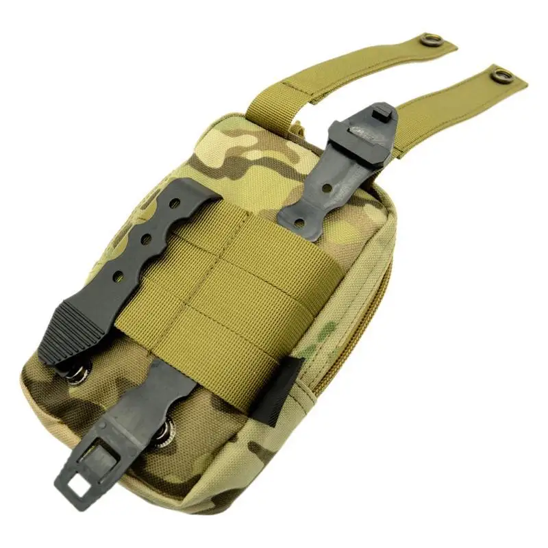 2 stücke, Taktische Befestigungs Clip Outdoor Jagd MOLLE Zubehör Quick Release Streifen Passt Für Magazin Tasche Rucksack Weste – Detail 3