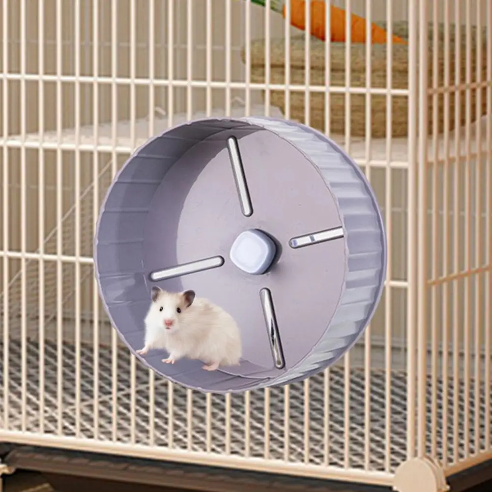 

Small Exercise Wheel Small Pet Silent Running Wheels Hamster Wheel Disc Toy Set for Cage Exercise Easy Install Small Jogging