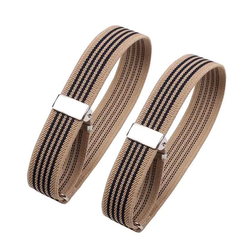 Solid Elastic Armband Unisex 2CM Shirt Sleeve Holder Women Men Adjustable Arm Cuff Band Party Wedding Clothing Accessories 1Pair shirt sleeve garter strap