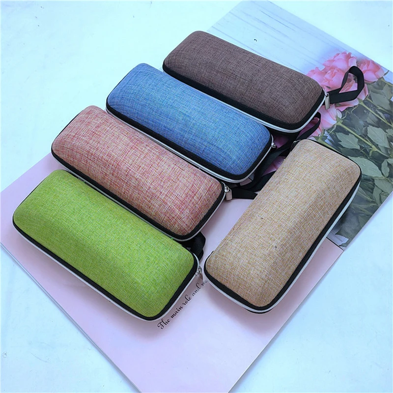 

Eyewear Cases Cover Sunglasses Case For Women Fashion Glasses Box With Lanyard Zipper Eyeglass Cases Sunglasses case