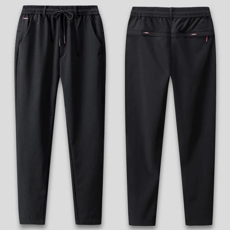 Big Size 9xl 8xl Winter Autumn Joggers Oversize Sweatpants Male  Thick Jogger Pants Men's Casual Trackpants Solid Black Trousers
