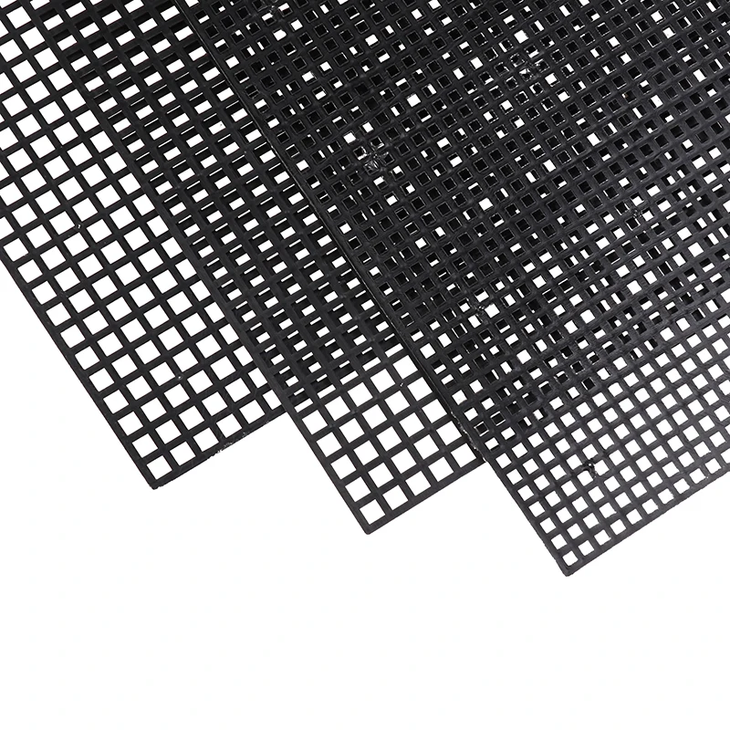 Handcraft Latch Hook Bags Made Plastic Grid Hook Crafts Accessory Plastic Mesh Cloth For Bag Rug Thread Hook Craft Supplies