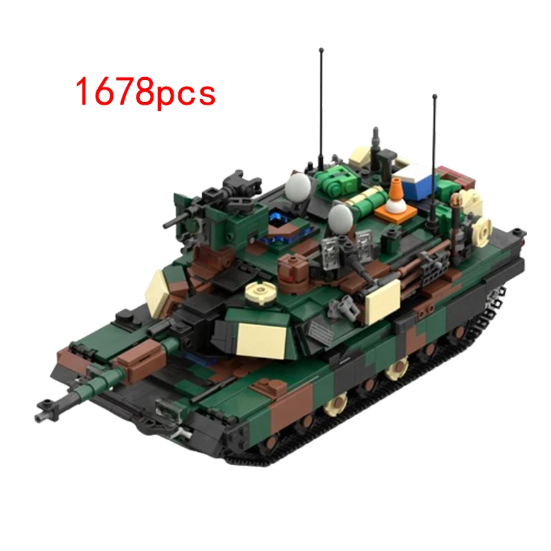 

Spot speed delivery MOC-134913 tank model small particle assembled building block toy set