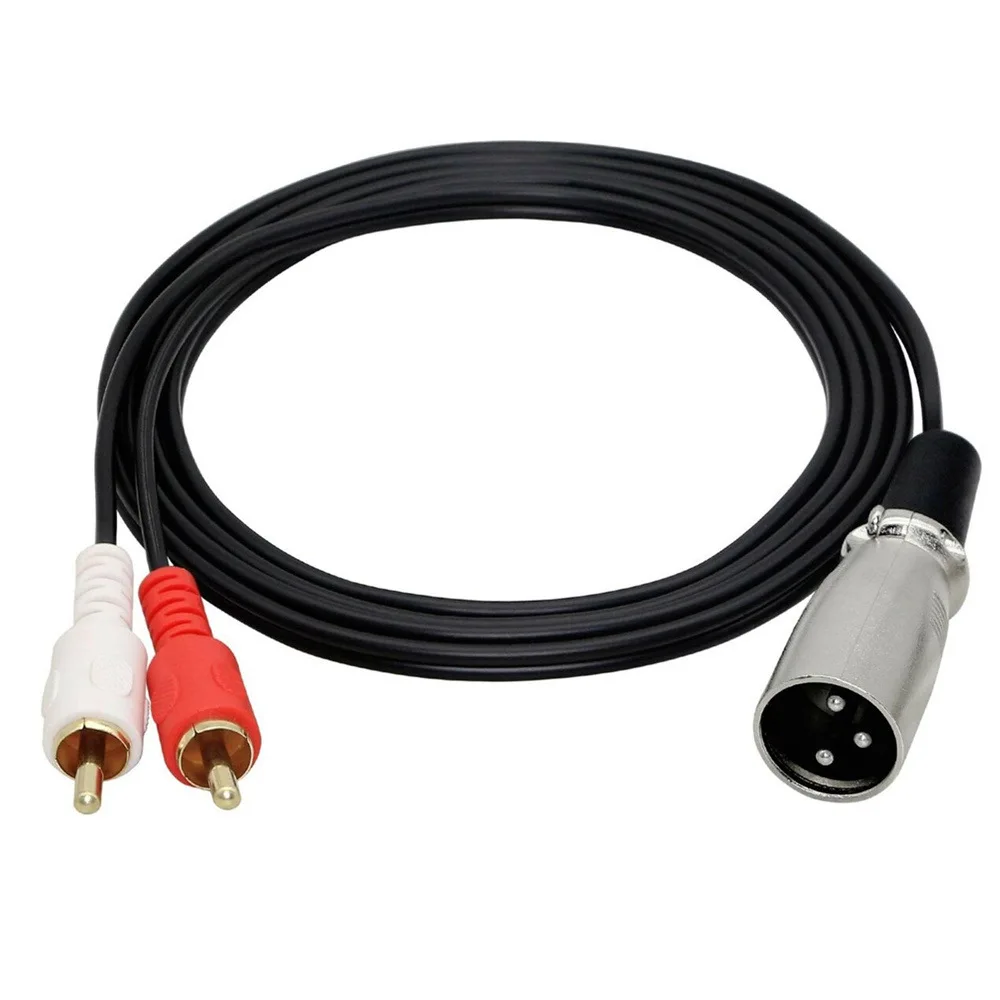 RCA ̺  ̺ 2RCA-XLR Canon Male 0.3/1.5/3m, ũ Ŀ  ܼ  XLR ̺ Ŀ
