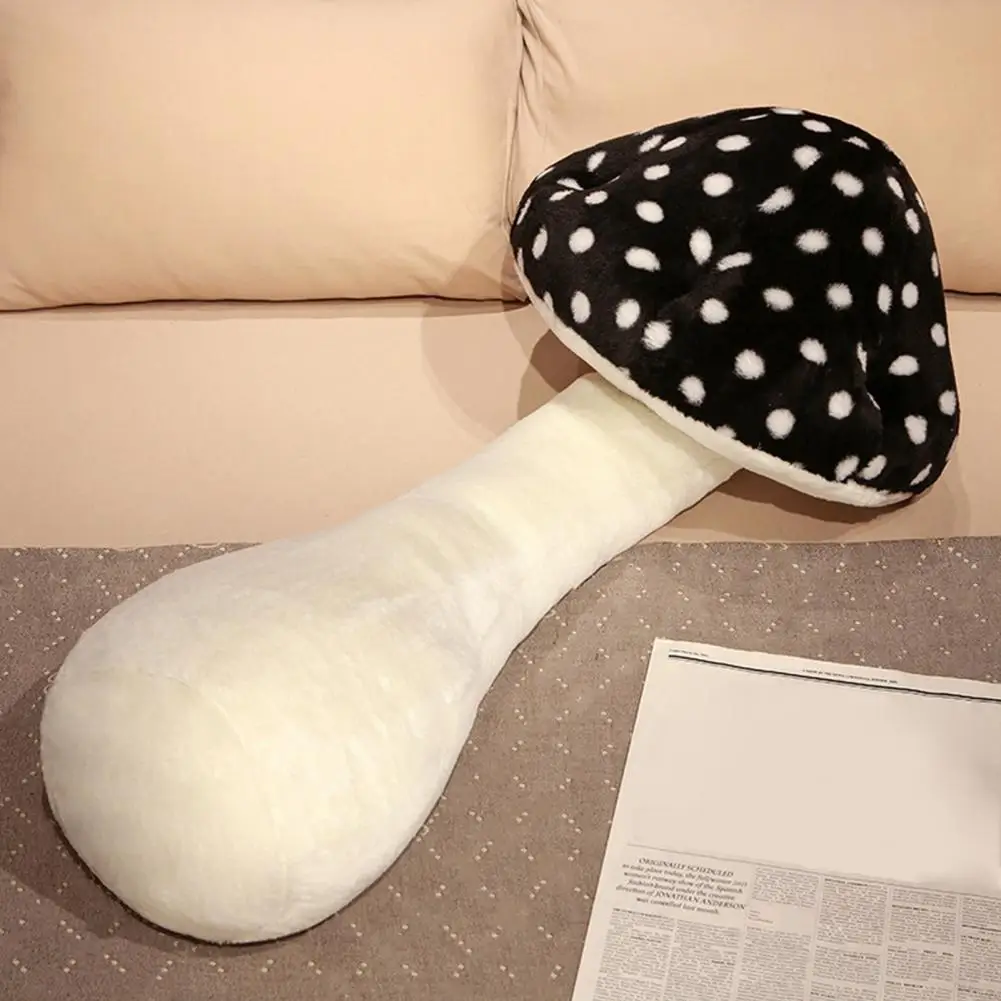 점 버섯 베개 버섯 봉제 베개, 점박이 버섯 봉제 장난감, 아늑한 수면 베개, 어린이 성인 가정 크리스마스