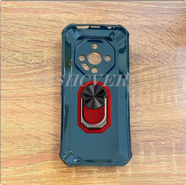Durable Back Ring Holder Phone Case with Soft Silicone Cover - 6.56