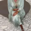 Femmes musulmanes Robe Maxi dubaï ouvert Abaya turquie caftan Eid Kimono Cardigan Islam Jalabiya Kebaya Caftan Marocain Femme Robe
