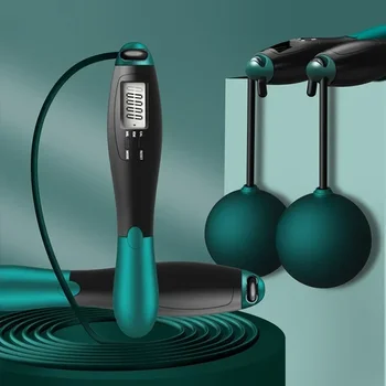 Counting Jump Rope ball Steel PVC Skipping Rope Exercise Adjustable Cordless jump rope Fitness gym Training Home Sport Equipment Sports & Outdoors Toys & Games cb5feb1b7314637725a2e7: Black ball|Black ball rope|Black pink ball|Black pink ball rope|Black pink rope|Black rope|Green ball|Green ball rope|Green rope|White Pink ball|White Pink ball rope 