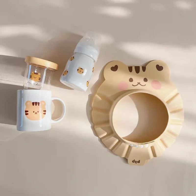 Adjustable Baby Shampoo Cap Soft Hair Wash Hat for Kids Bathing Shower Ear Hair Hat For 0-6 Years Children Head Cover Cap
