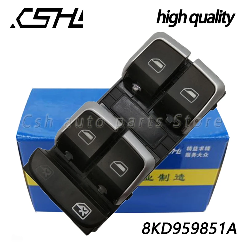 8k0959851 Power Window Regulator/lift Control Master Switch Button For