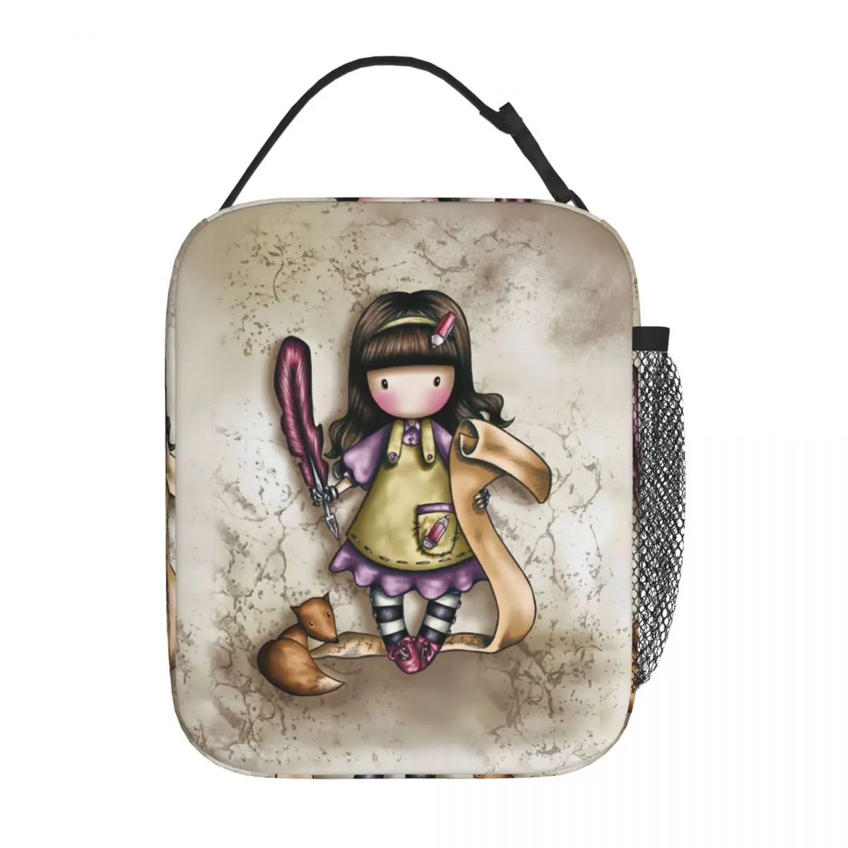 

Теплоизолированная сумка для ланча, сумка для еды, портативный термоохлаждающий Ланч-бокс для работы